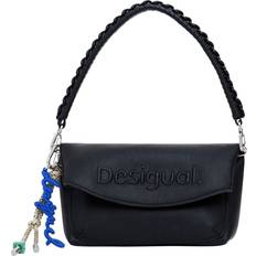Desigual Håndtasker Desigual Skuldertaske Med Logo Print - Sort