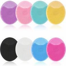 Blackheads Face Brushes Shein 8 PCS Silicone Face Scrubber Exfoliator