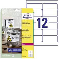 Heavy Duty Labels 240pcs White