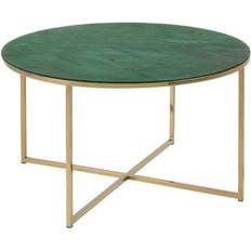 Actona Alisma Green/Gold Coffee Table 80cm