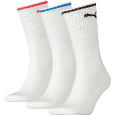 Randiga - Unisex Strumpor Puma Crew Sock Stripe 3-pack - White