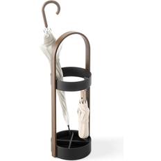 Umbra Bellwood Black/Walnut Umbrella Stand 68cm