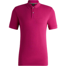HUGO BOSS Pink Polo Shirts HUGO BOSS Men's Pallas Polo Shirt - Fuchsia