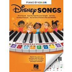 Piano-By-Color Disney Songs Color-Coded Notation (Häftad)