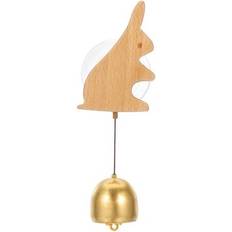 Uxcell Wood Door Chime Hanging Door Bell