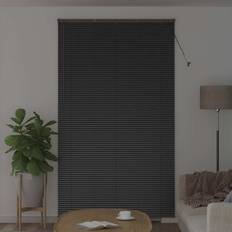 Mørklægning Persienner vidaXL Vindues Blind Med Gardiner Aluminium 80 x 130 cm