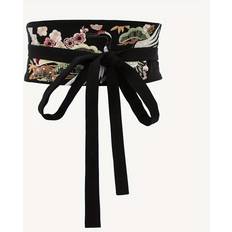 Florals Belts Temu Ai.ag Elegant Embroidered Floral Waist Belt - Traditional Chinese Style
