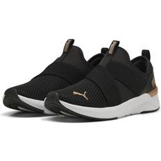 Puma Slip-on Sko Puma Harli Slip-On Running Shoes - Black/White/Gold