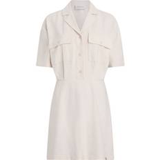 Calvin Klein Shirt Dresses Calvin Klein Soft Twill Utility Shirt Dress