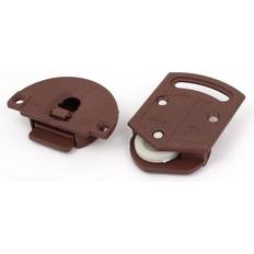 Sliding Door Hardware SourcingMap Plastic 3.6mm Mount Hole Wardrobe Set