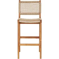 House Nordic Derby Teak Polyrattan Brun Barstol