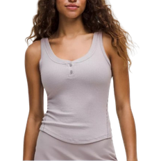 Lululemon Hold Tight Henley Tank Top - Mauve Grey