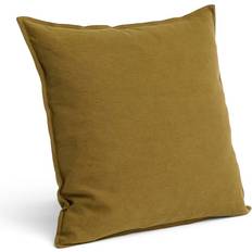 Hør - OEKO-TEX Puder Hay Linen Pude 50 x 50 Olive Komplet pyntepude Grøn (50x50cm)