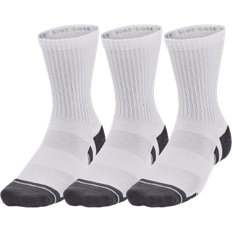 Golf - Herre Undertøj Under Armour UA Performance Cotton Mid Socks - White