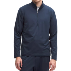 Lululemon Tröjor Lululemon Soft Jersey Oberteil Mit Halblangem Reißverschluss - Club Blue