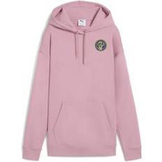 Puma Rosa Tröjor Puma Legacy Relaxed Graphic Hoodie Women - Poised Pink