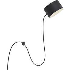 Muuto Væglamper Muuto Post Væglampe Black Ø9,5 x 5,4 cm Vægarmatur