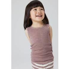 Merinould Toppe Name It Nmfwang Wool Needle Tank Top - Beige