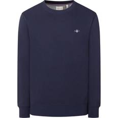 Recycled Materials - Sweatshirts Jumpers Gant Shield Crew Neck Sweatshirt - Evening Blue