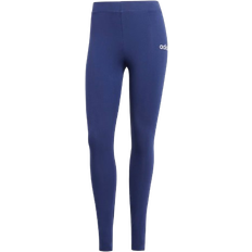 Adidas Fitness & Gym Tights adidas Women's Essentials Linear Cotton Leggings - Dark Blue/White