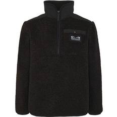 Svarta Fleecekläder Didriksons Exa Half Zip Fleecetröja - Black