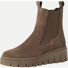 Tamaris Platå Chelsea boots Tamaris Chelsea Boots - Taupe
