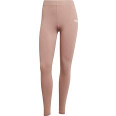 adidas Women's Essentials Linear Cotton Leggings - Warm Clay/White
