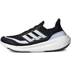 adidas Ultra Boost Light Core Black Cloud White Sneakers - Light Brown/Aero Pink