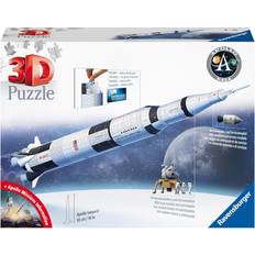 3D-pussel Ravensburger Apollo Saturn V Rocket, Pussel 440 bitar