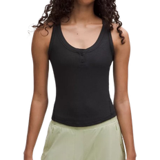 Lululemon Tank Tops Lululemon Hold Tight Henley Tank Top - Black