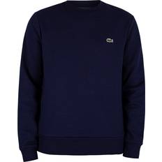 Lacoste Men's Fleece Crew Neck Sweatshirt - Midnight Blue