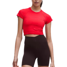 Lululemon Swiftly Tech Crop Kurzarmshirt 2.0 Frauen - Lulu Red