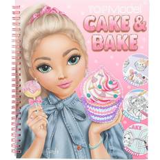 Metall Kreativitet & Pyssel Top Model TOPModel Cake & Bake Colouring Book With Sequins 0413386