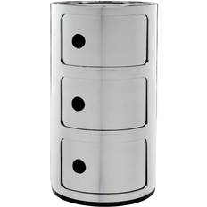 Kartell Componibili Chrome Storage Cabinet