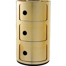 Kartell Componibili Gold Storage Cabinet