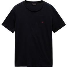 Napapijri Herre T-shirts Napapijri Herre Salis Kortærmet T-shirt - Rød/Sort