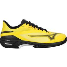 Mesh - Unisex Racket Sport Shoes Mizuno Wave Exceed Court Padel Shoe Men - Yellow