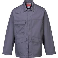 EN ISO 11612 Work Jackets Portwest FR35 Bizflame Work FR Jacket - Grey