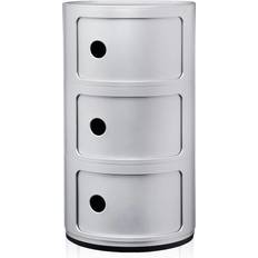 Kartell Componibili Silver Storage Cabinet