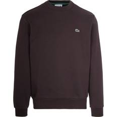 Lacoste Brun Sweatere Lacoste Fleece Crew Neck Sweatshirt - Brown