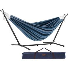 UHSDO8-34 Double Cotton Hammock Blue Lagoon