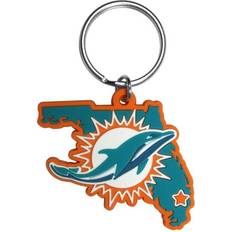 Unisex NFL Miami Dolphins Home State Flexi Key Chain