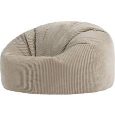 Beige Bean Bags ICON Cord Dalton XXL Beige Sitzsack