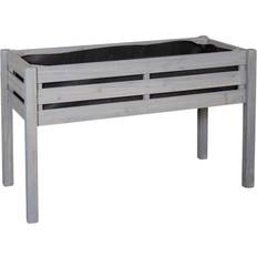 Wood Raised Garden Beds Samuel Alexander Grey Large Raised Grey Garden Bed Planter 75 x 123 cm