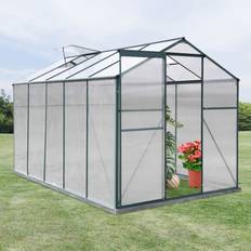Greenhouse Aluminium Polycarbonate 10x6ft