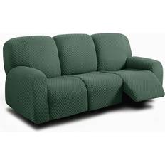 8 Pieces Jacquared Stretch Recliner Covers