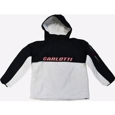 Six Series Mens Quarter Zip Overhead Fleece Lined Jacket - Navy/White/Red