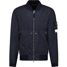 Stone Island Herr Jackor Stone Island Ribbad Jacka Med Dragkedja -