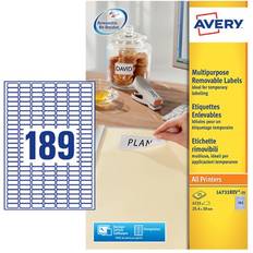 Multipurpose Removable Labels White