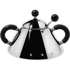 Med håndtag Sukkerskåle Alessi Black Sukkerskål 10.5cm